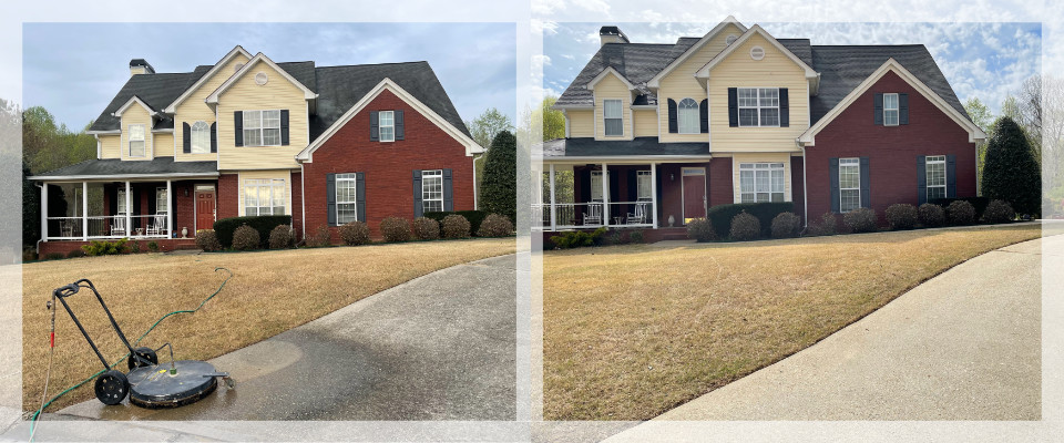 Concrete Washing When Clean Driveway?