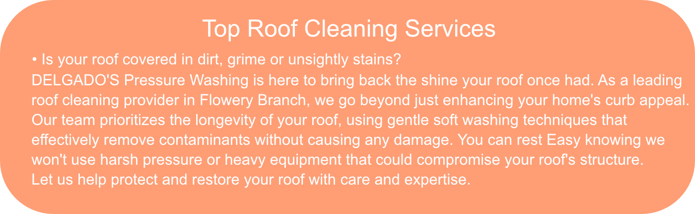 Top Roof Cleaning Services